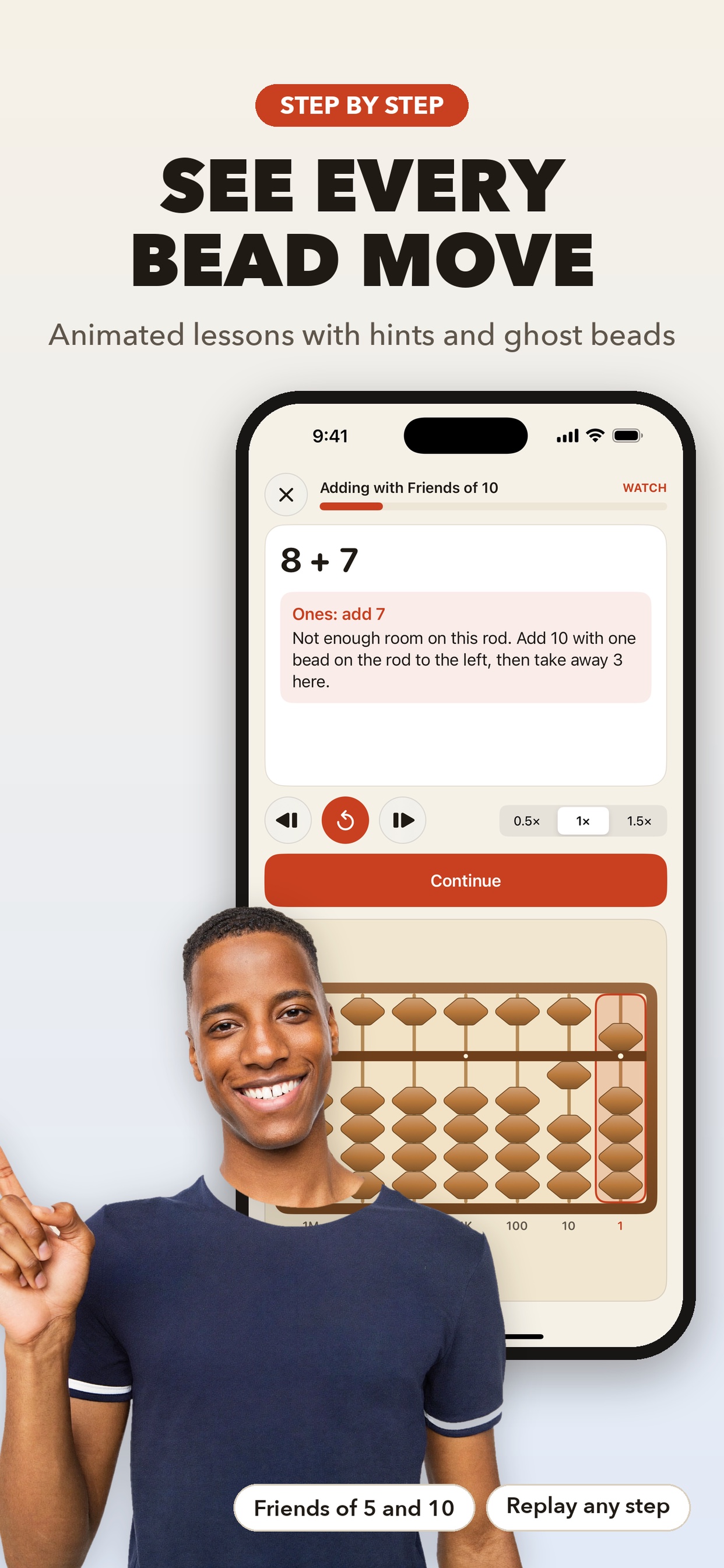 Abacus guided lesson demonstration
